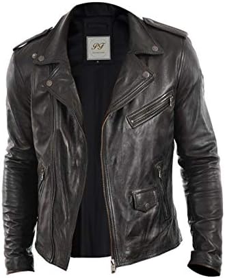 Luxury Lambskin Leather Jacket Men’s